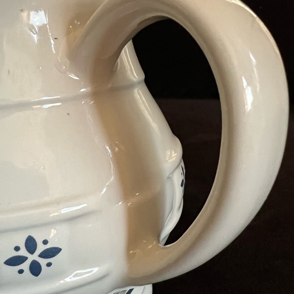 LONGABERGER VTG MILK OR CREAM PITCHER ONE QUART LIKE NEW...